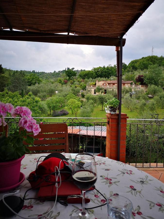 "La Casa Di Maria Luce" Con Terrazza Panoramica Appartement Gaiole in Chianti Buitenkant foto